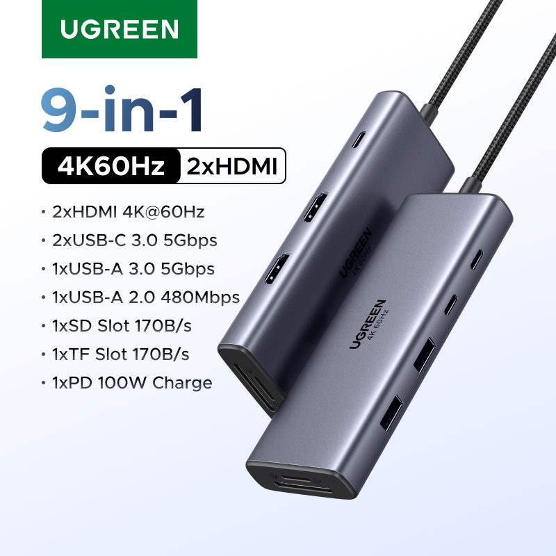 Usb C Hub Sd Card Reader 4K Hdmi - UGREEN USB C HUB Docking Station