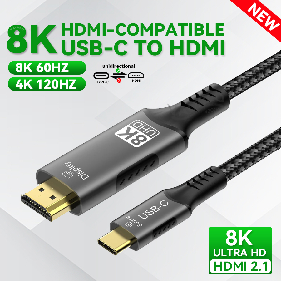 Usb C Dock Dual Hdmi 4K - Kabel HDTV Kompatibel dengan HDMI Tipe