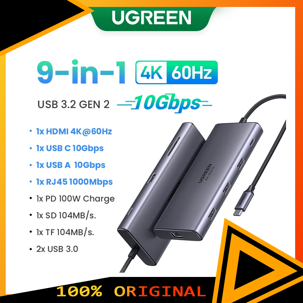 Docking Station For Macbook Pro - UGREEN USB C HUB 4K60Hz Adaptor