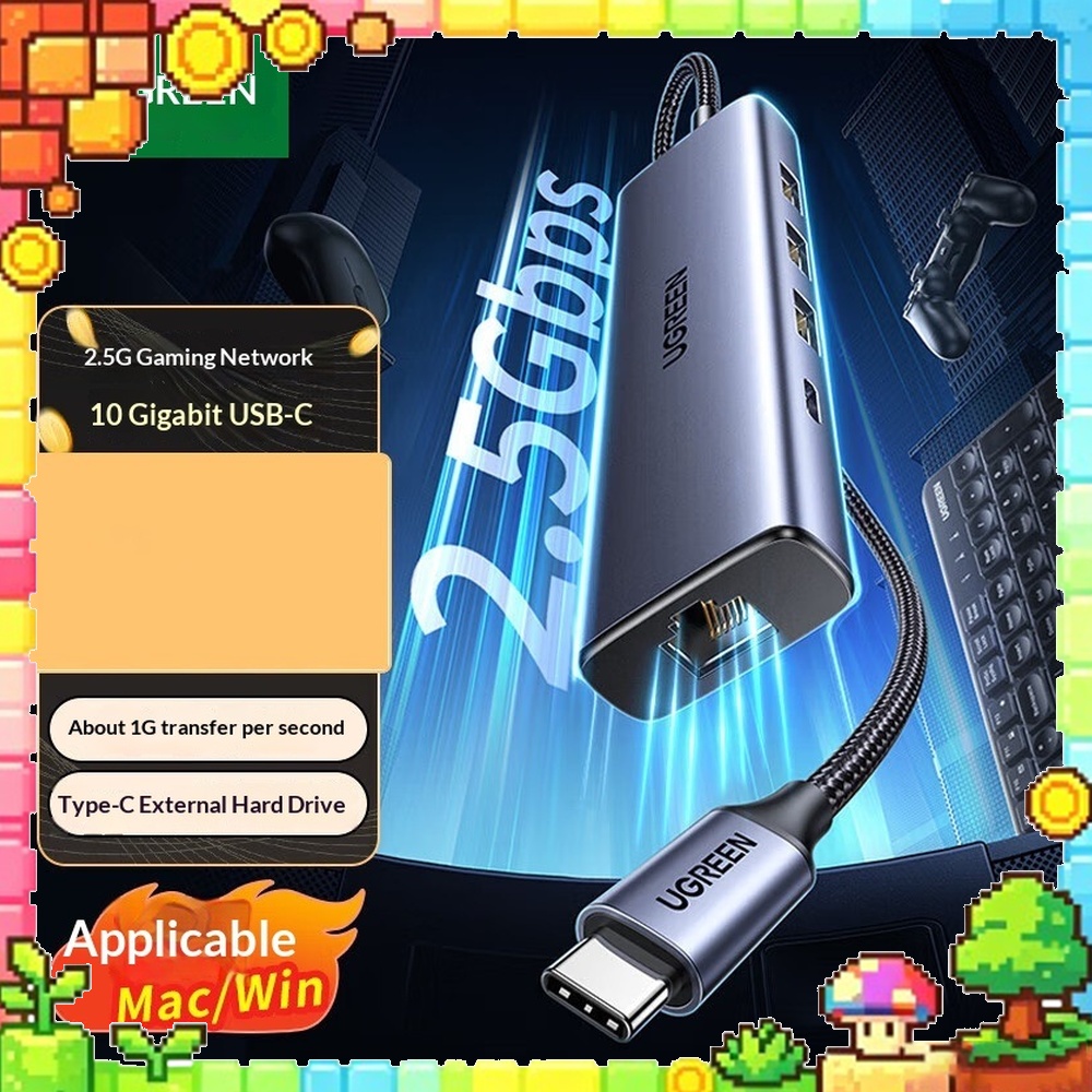 Usb C Hub Ethernet 2.5G - UGREEN CM512 Hub USB-C dengan Ethernet