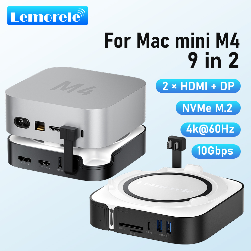 Usb C Hub With M.2 Nvme Slot - Lemorele 9 IN 2 Docking Station