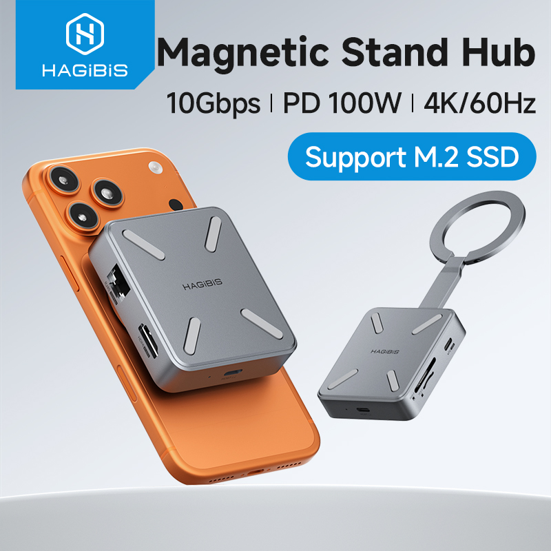 Usb C Hub Sd Card Reader 4K Hdmi - Hagibis Magnetic Stand USB C Hub