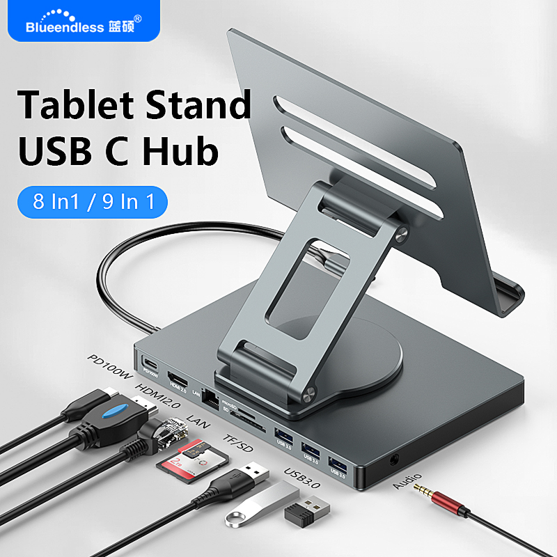 Usb C Hub Sd Card Reader 4K Hdmi - Blueendless Stand iPad USB C Hub