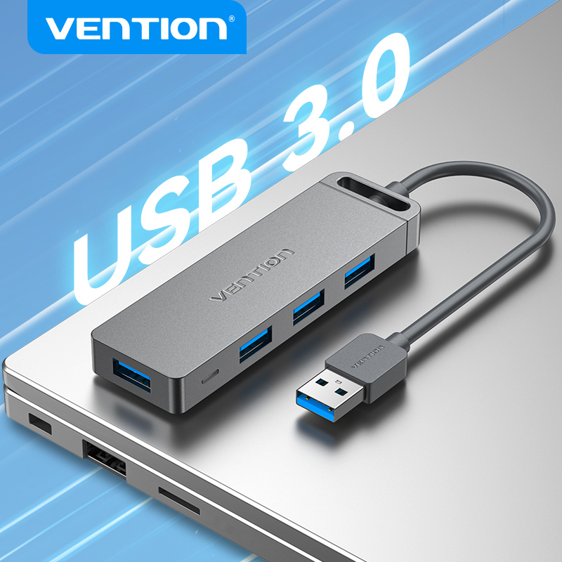 Docking Station For Macbook Pro - Vention USB Hub Kecepatan Tinggi 4