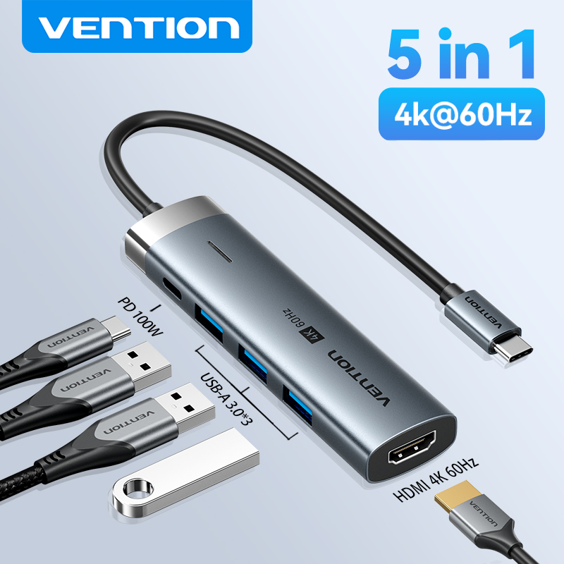 Docking Station Thunderbolt 4 - Vention 5 In 1 USB C