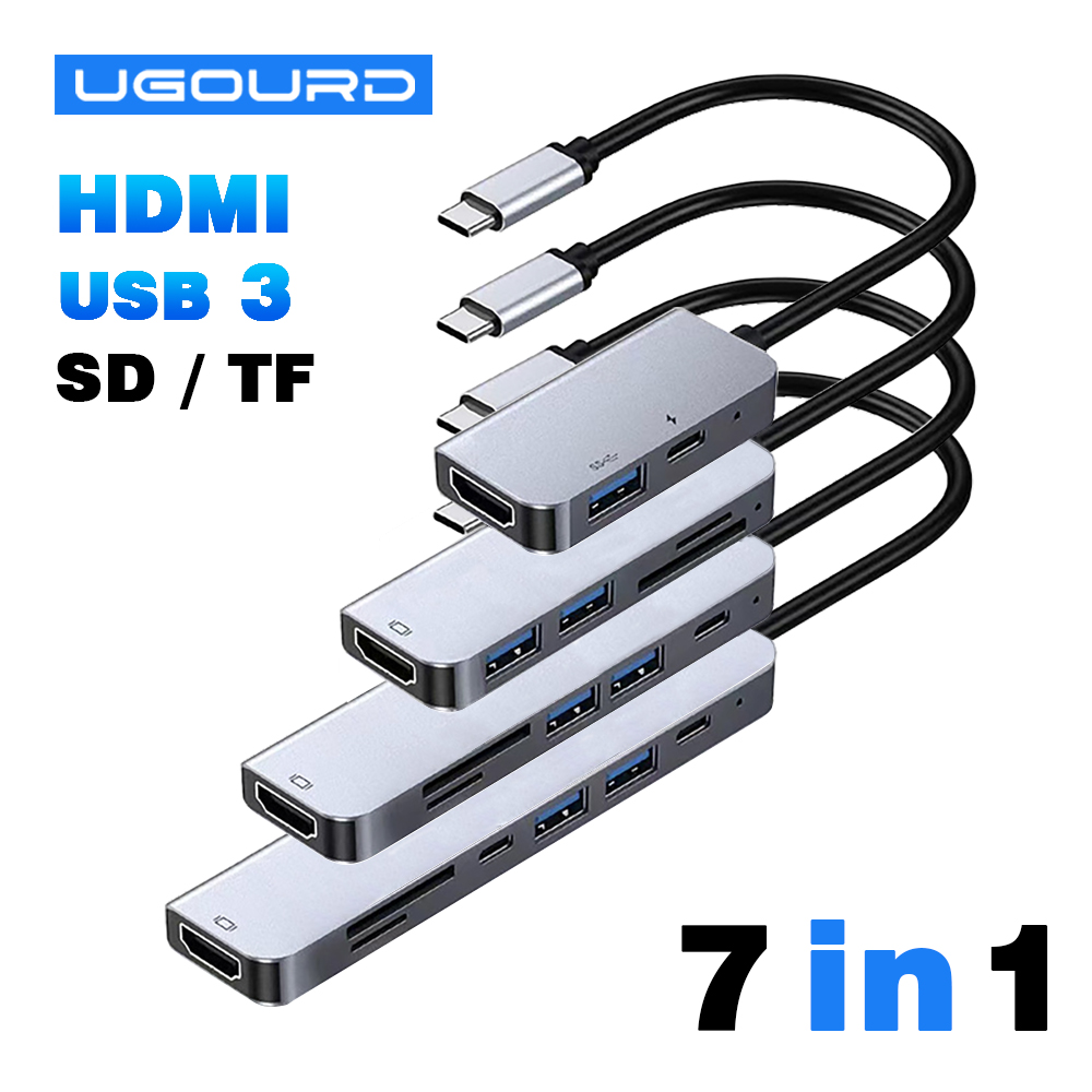 Usb C Dock With 100W Pd - USB C HUB ke HDMI 4K