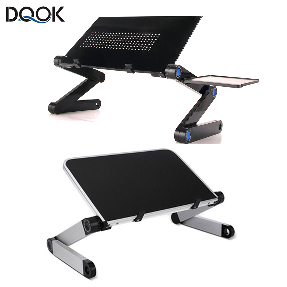 Laptop Stand Dock Aluminum - Dudukan Meja Laptop Dapat Disesuaikan Meja
