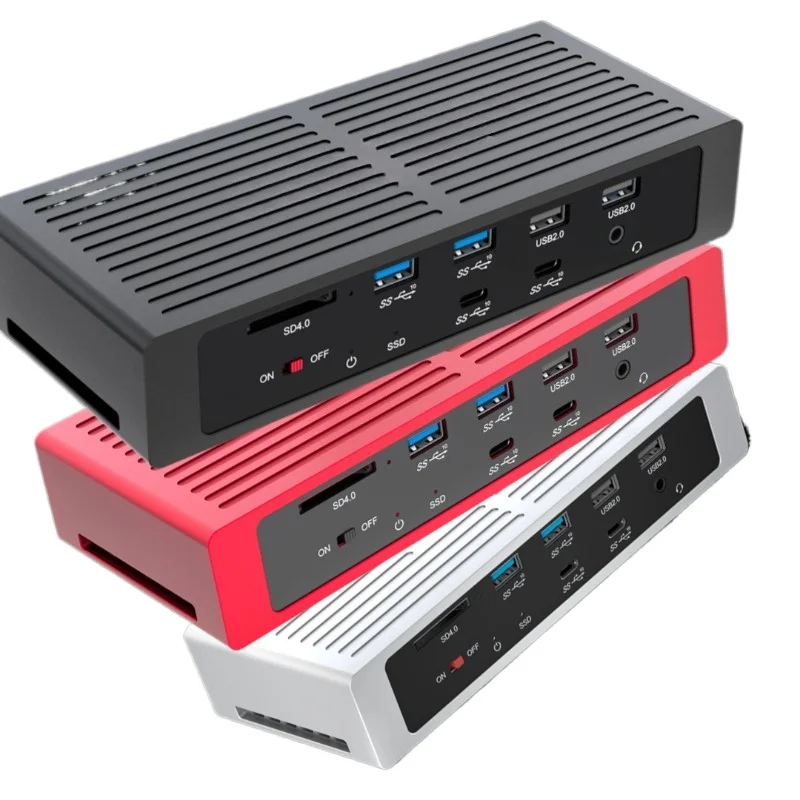 Docking station Thunderbolt 3  - Docking Station Displaylink Dual 4K ulasan dan harga