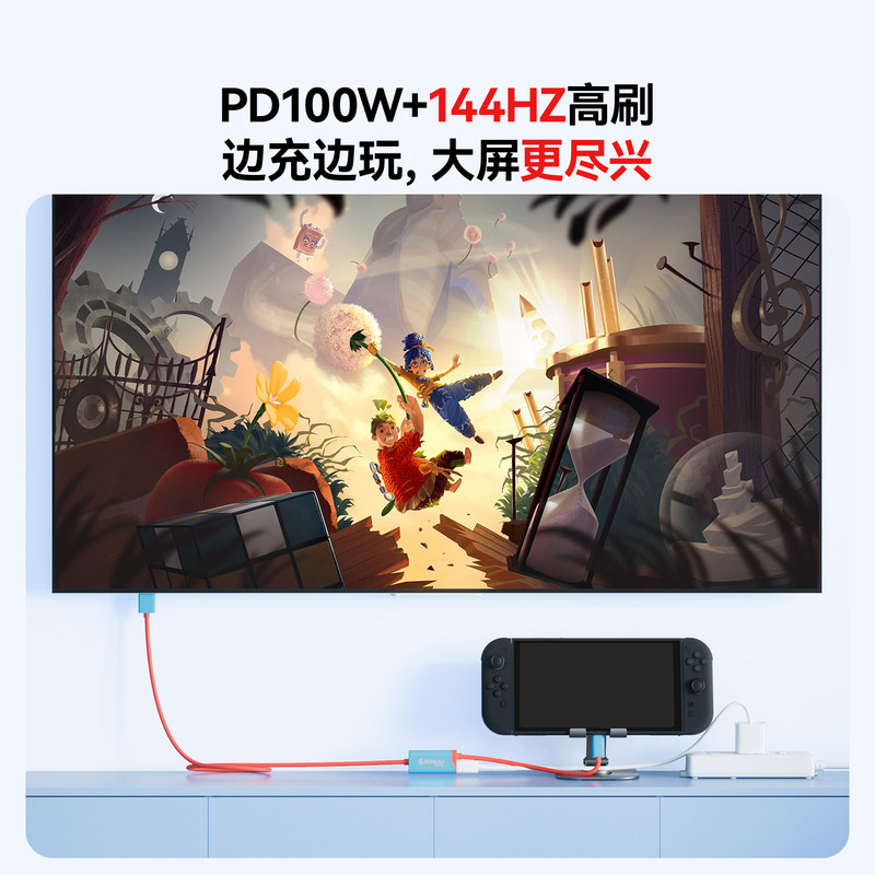 SIMPU Switch 2 HDMI Ke Kabel U - Usb C Dock With 100W Pd ulasan dan harga