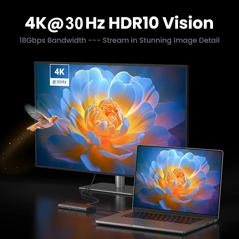 KEBIDUMEI USB C Hub 9 in 1 Doc - Usb C Hub Sd Card Reader 4K Hdmi ulasan dan harga