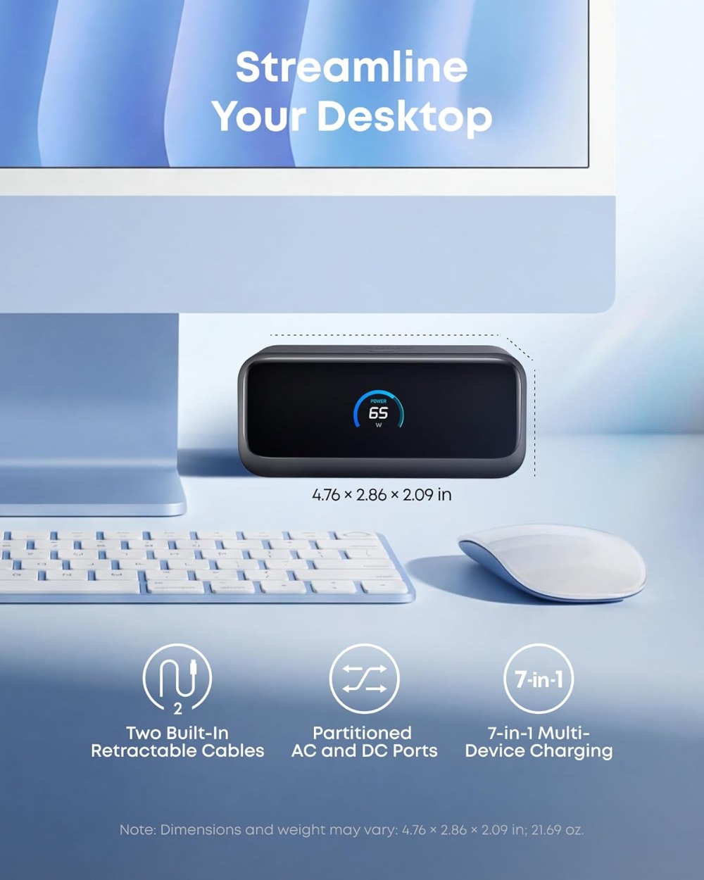 Anker Nano Desktop 100W Stasiu - Usb C Dock With 100W Pd ulasan dan harga