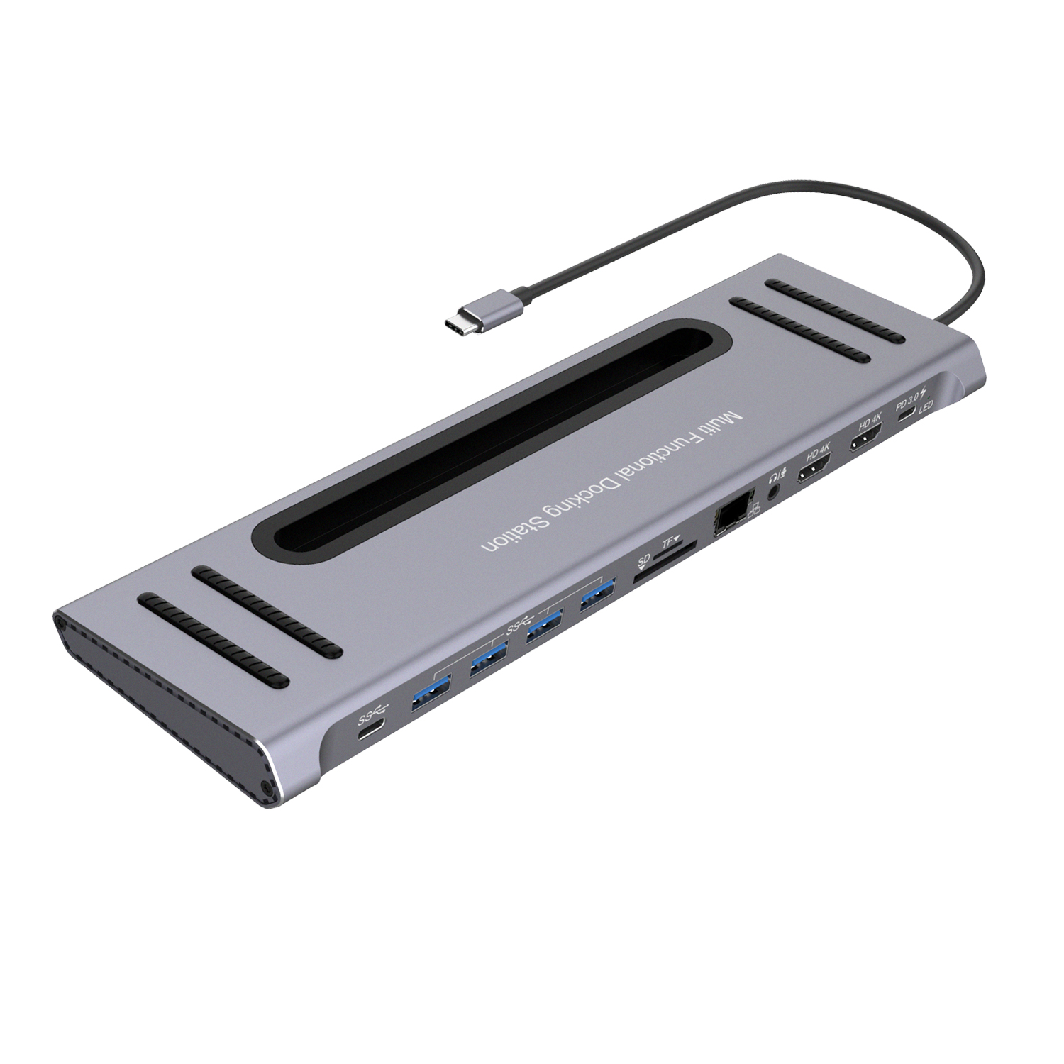 Onten Usb C Hub 12 In 1 USB C  - Usb C Hub 12 In 1 Triple Display ulasan dan harga