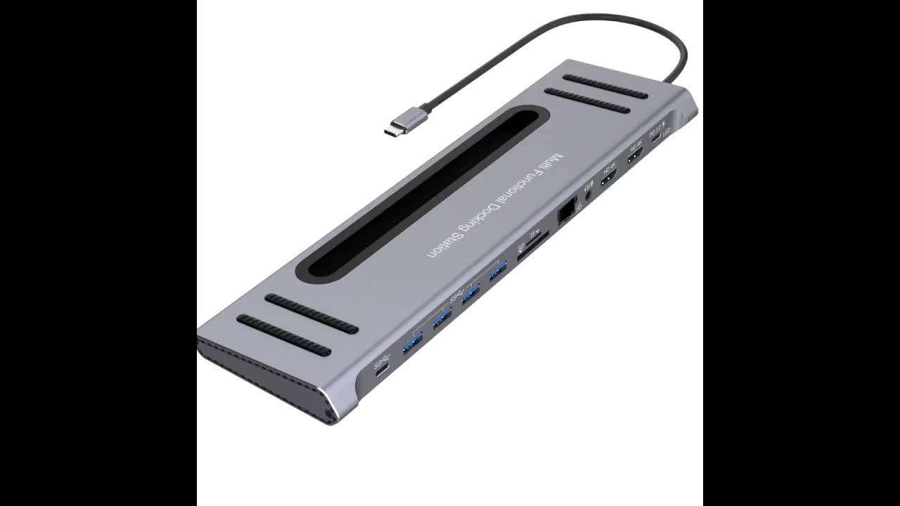 Onten Usb C Hub 12 In 1 USB C  - Usb C Hub 12 In 1 Triple Display ulasan dan harga