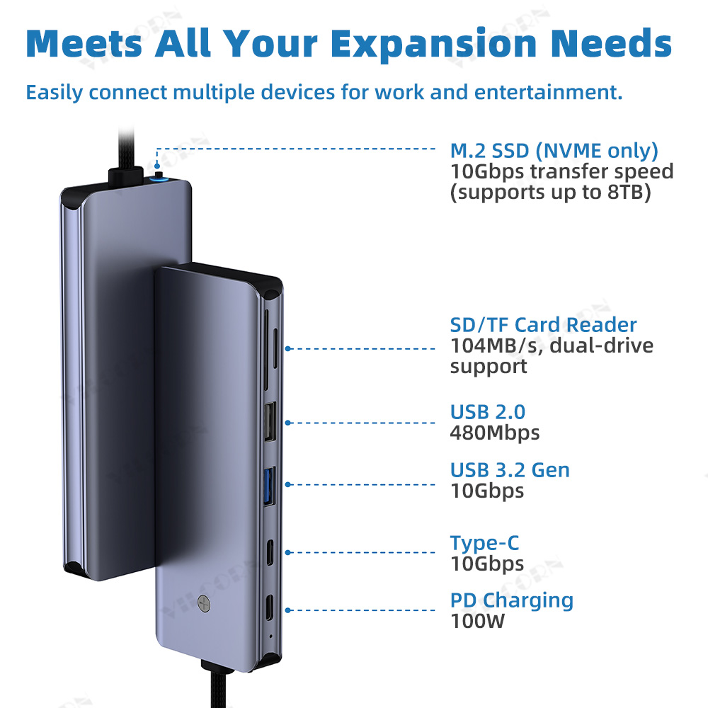 Hub USB C 7in1 untuk MacBook P - Docking Station For Macbook Pro ulasan dan harga