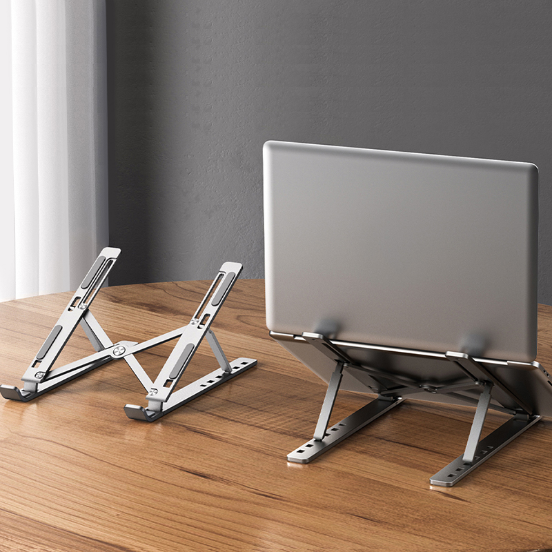 Penyangga Laptop Lipat, Terbua - Laptop Stand Dock Aluminum ulasan dan harga