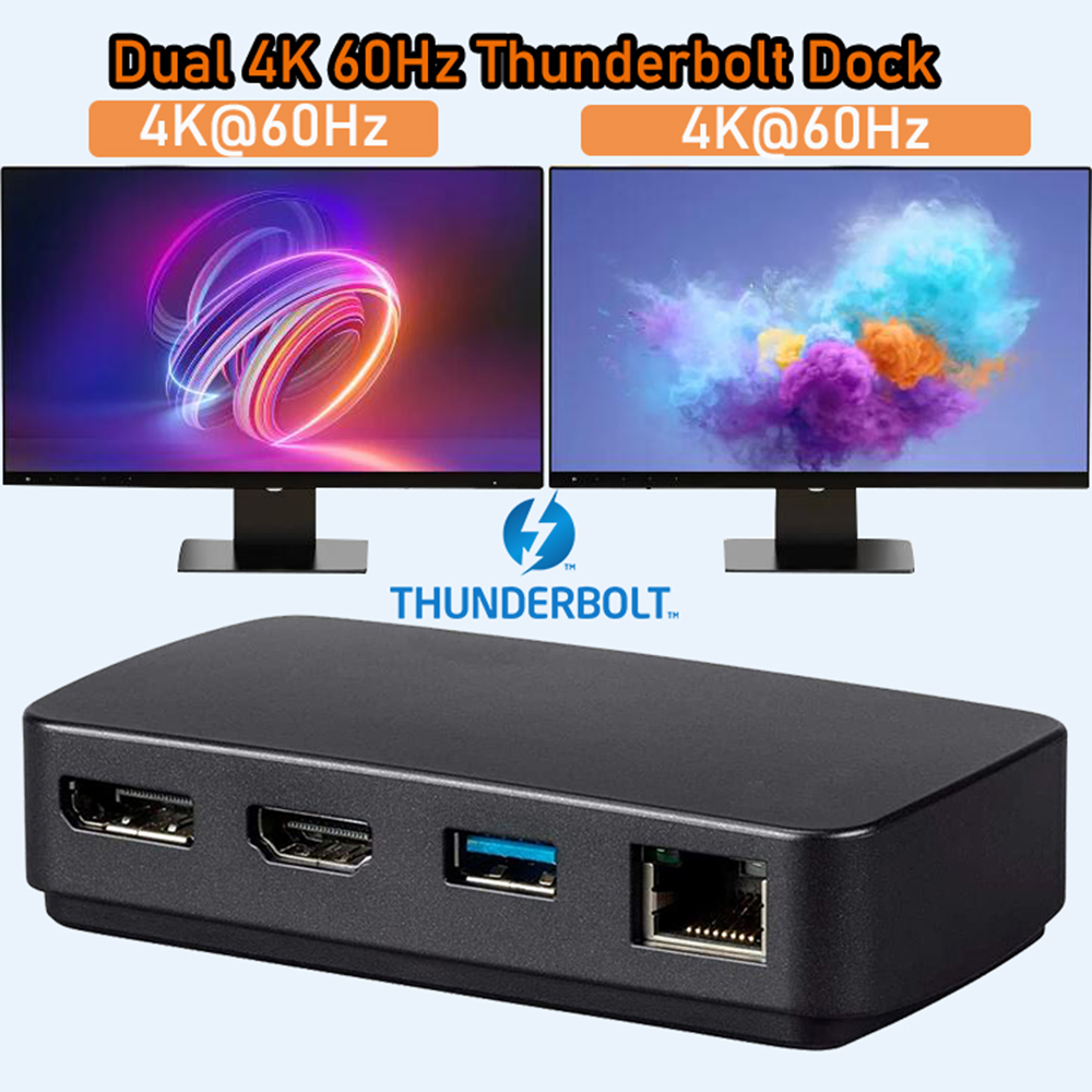 Thunderbolt 3 stasiun Dok moni - Docking Station Dual Monitor Dp Hdmi ulasan dan harga