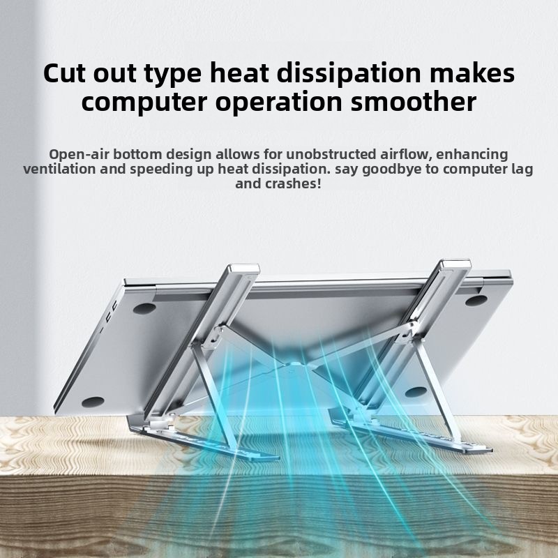 Penyangga Laptop Portabel Leno - Laptop Stand Dock Aluminum ulasan dan harga