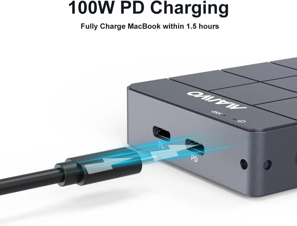 MAIWO M.2 NVME SATA SSD Enclos - Usb C Hub With M.2 Nvme Slot ulasan dan harga