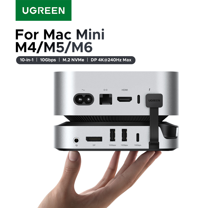UGREEN Mac Mini Docking Statio - Usb C Hub With M.2 Nvme Slot ulasan dan harga