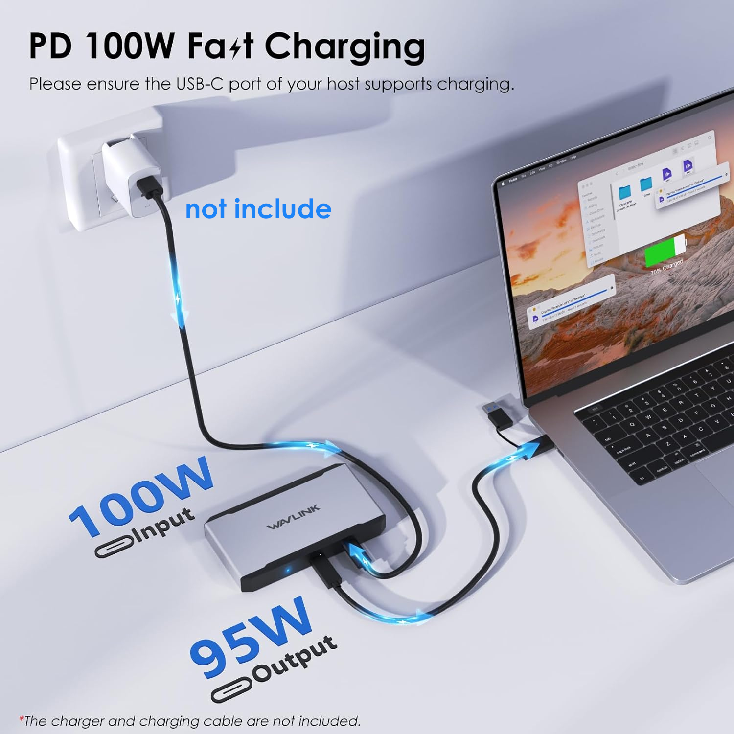 Dock Tampilan Universal WAVLIN - Thunderbolt Dock 3 Display ulasan dan harga