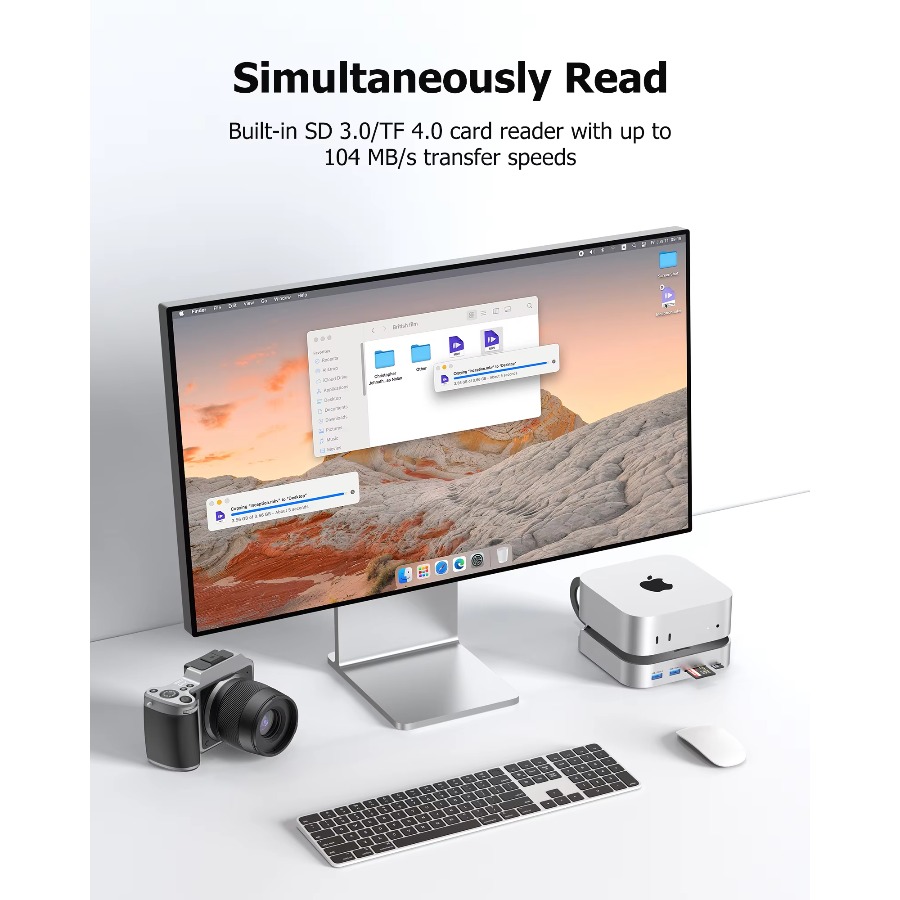 Hub USB C untuk Mac Mini M4 Do - Usb C Hub With M.2 Nvme Slot ulasan dan harga