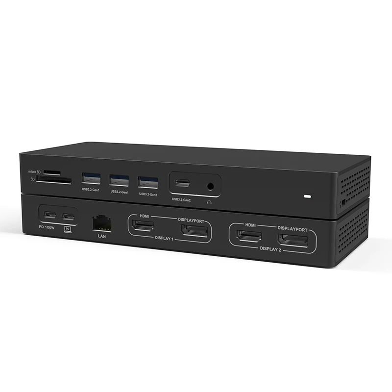 Docking Station 14 Port 4 Moni - Docking Station Displaylink Dual 4K ulasan dan harga