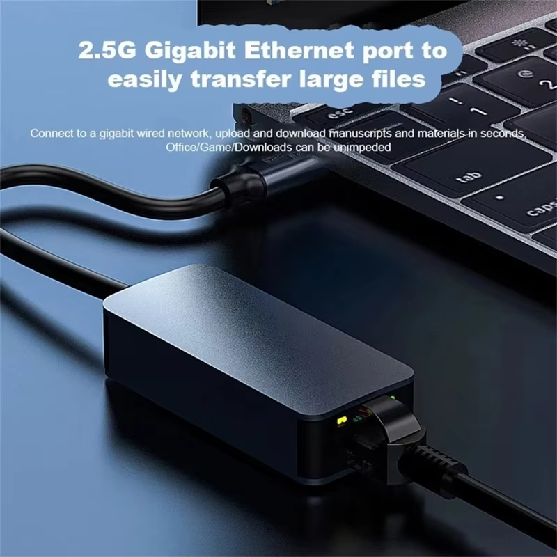Adaptor Konverter Ethernet USB - Usb C Hub Ethernet 2.5G ulasan dan harga