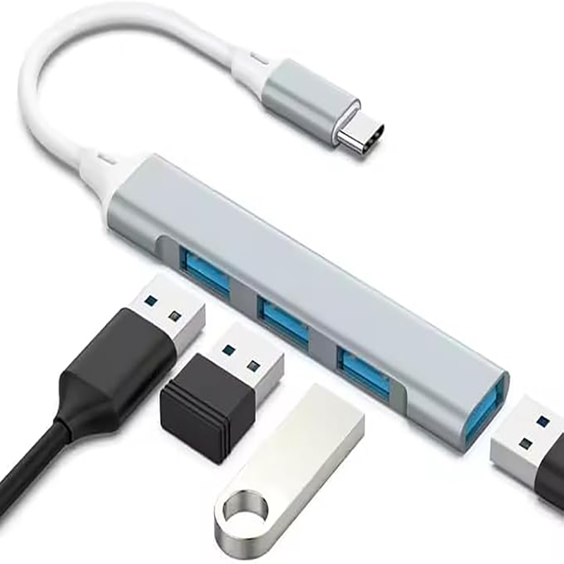 Adaptor USB Hub Tipe C 4-Port  - Docking Station For Macbook Pro ulasan dan harga