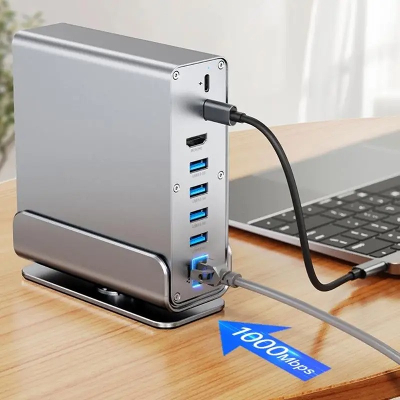 15 in 1 USB C HUB 4K HDMI Type - Usb C Hub Sd Card Reader 4K Hdmi ulasan dan harga