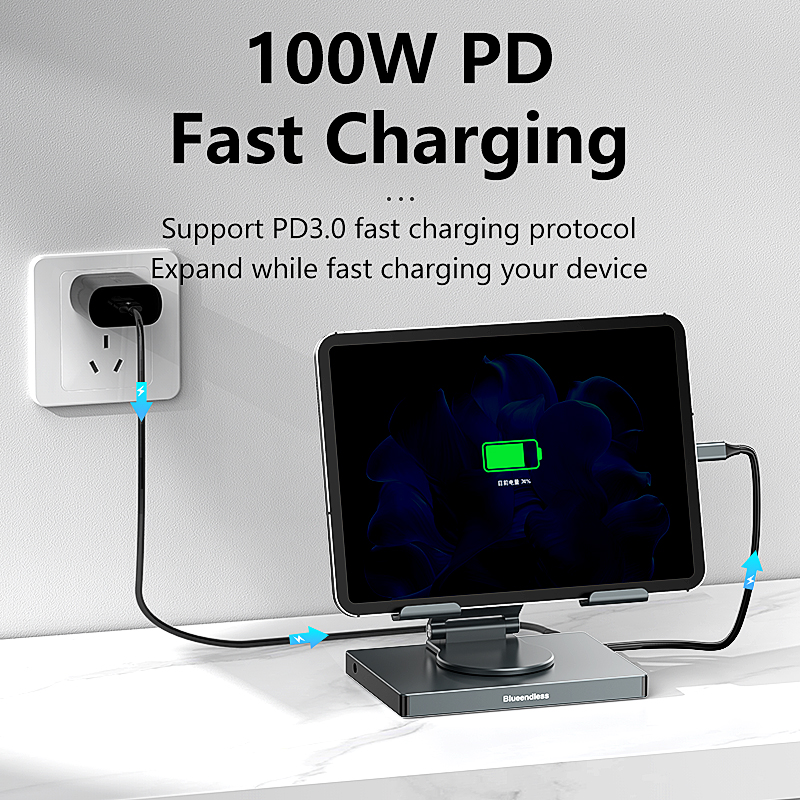 Blueendless Stand iPad USB C H - Usb C Hub Sd Card Reader 4K Hdmi ulasan dan harga