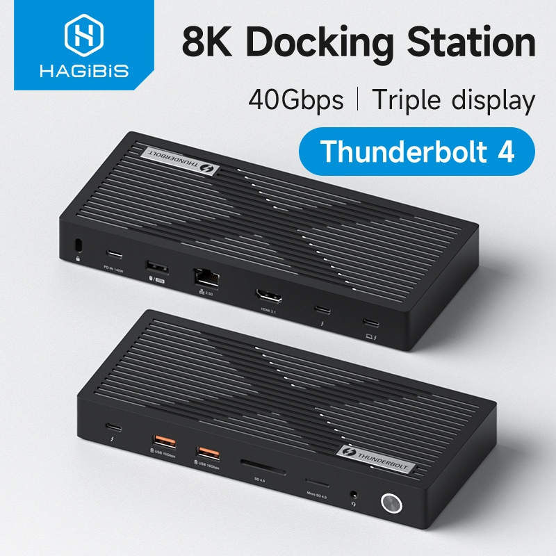 Hagibis Thunderbolt 4 Hub deng - Docking Station Thunderbolt 4 ulasan dan harga