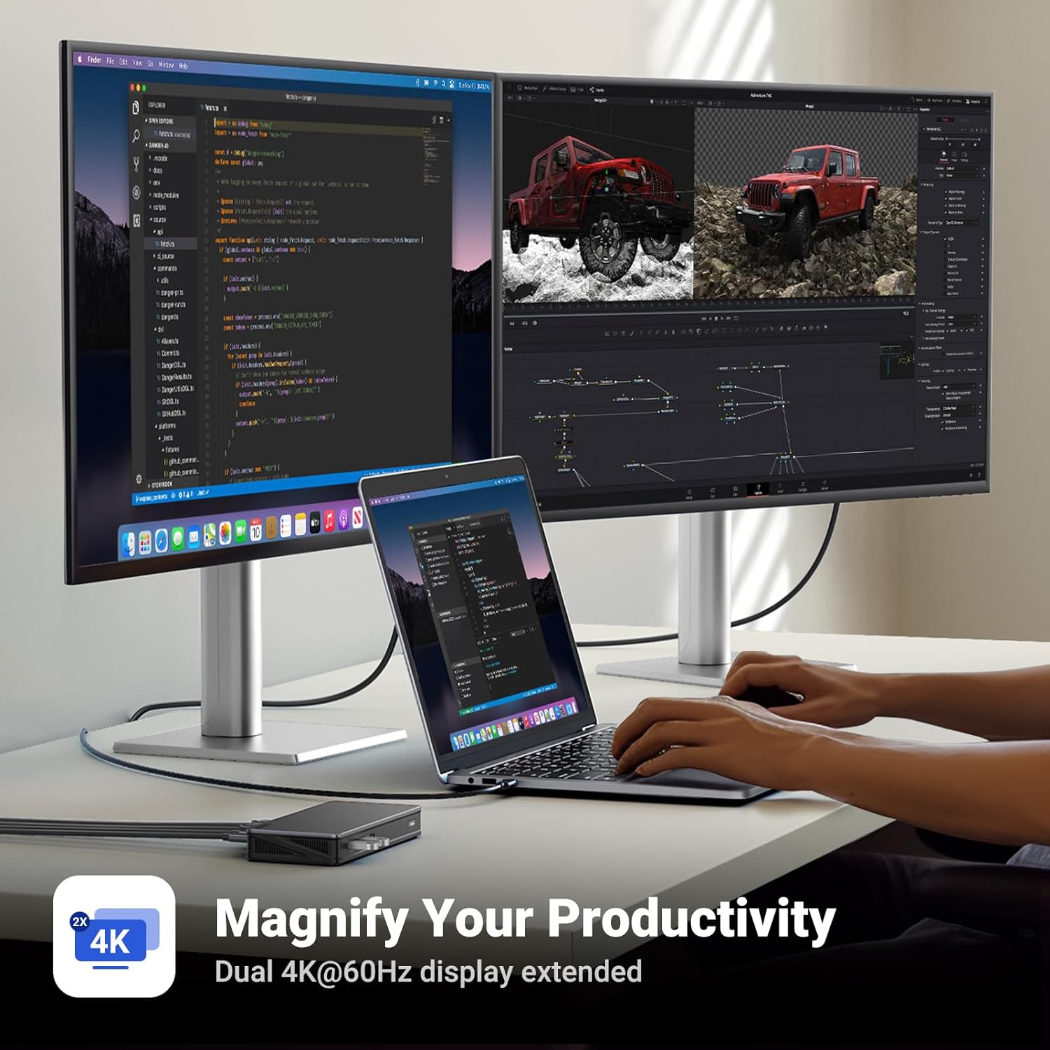 UGREEN Docking Station Laptop, - Docking Station Displaylink Dual 4K ulasan dan harga