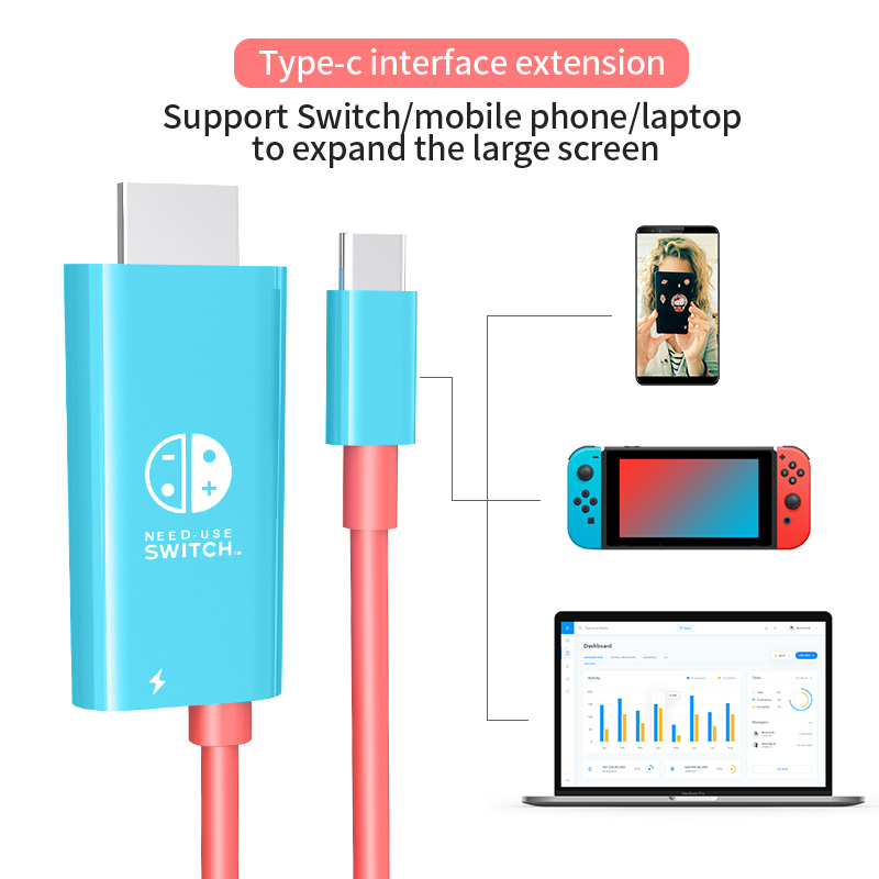 Kabel USB-C ke HDMI 4K 2M, Pen - Usb C Dock With 100W Pd ulasan dan harga