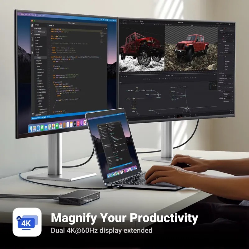 Penjualan Terlaris: Docking St - Docking Station Displaylink Dual 4K ulasan dan harga