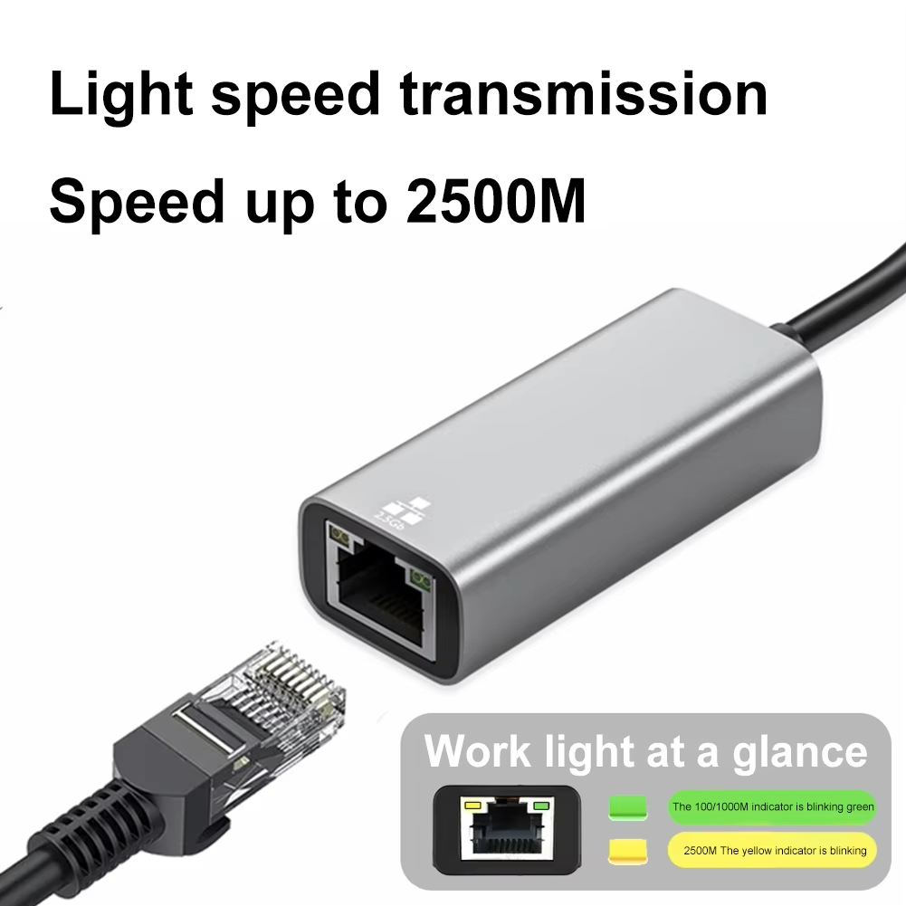 2500Mbps USB C Tipe-C Ethernet - Usb C Hub Ethernet 2.5G ulasan dan harga