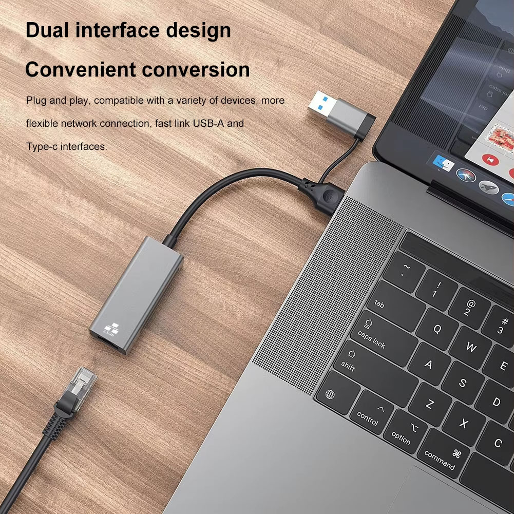 2500Mbps USB C Tipe-C Ethernet - Usb C Hub Ethernet 2.5G ulasan dan harga