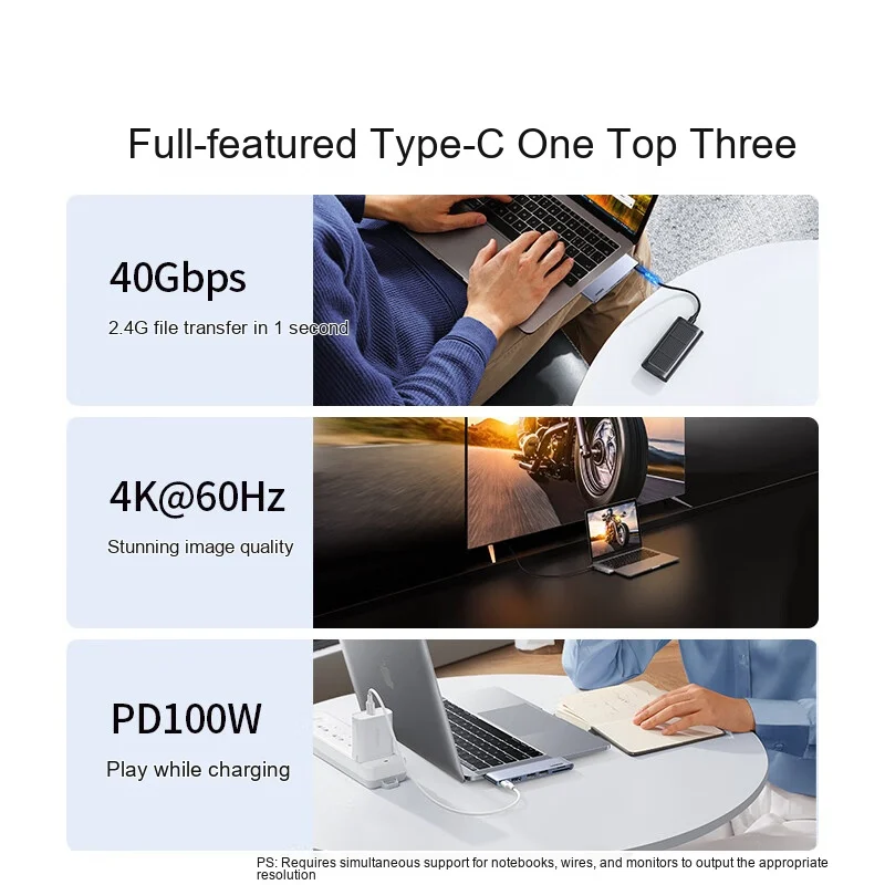 UGREEN 80856 CM380 Hub USB-C 6 - Usb C Dock With 100W Pd ulasan dan harga