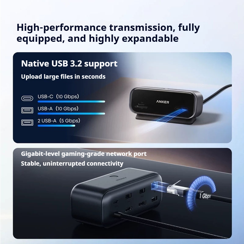 Anker Hub USB-C 10-in-1 untuk  - Usb C Dock With 100W Pd ulasan dan harga