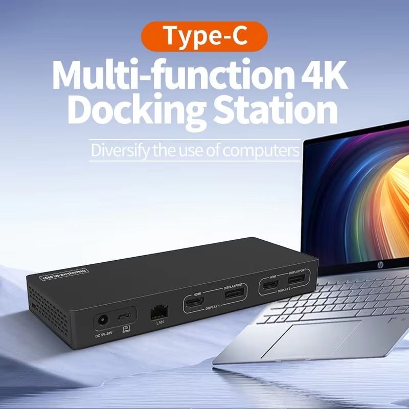 Docking Station Ekspansi Multi - Docking Station Displaylink Dual 4K ulasan dan harga