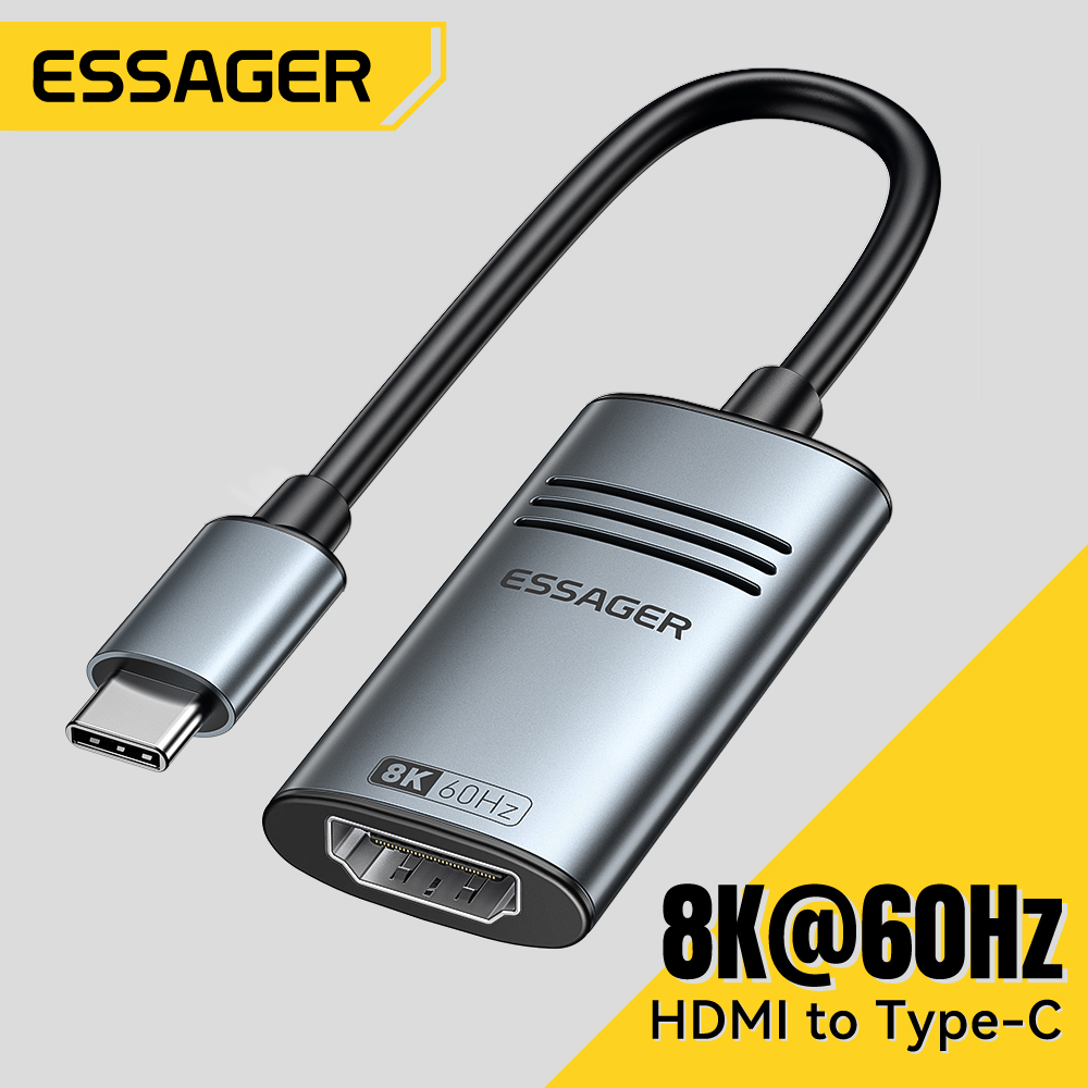 Essager adaptor kabel TV, HDMI - Usb C Dock Dual Hdmi 4K ulasan dan harga