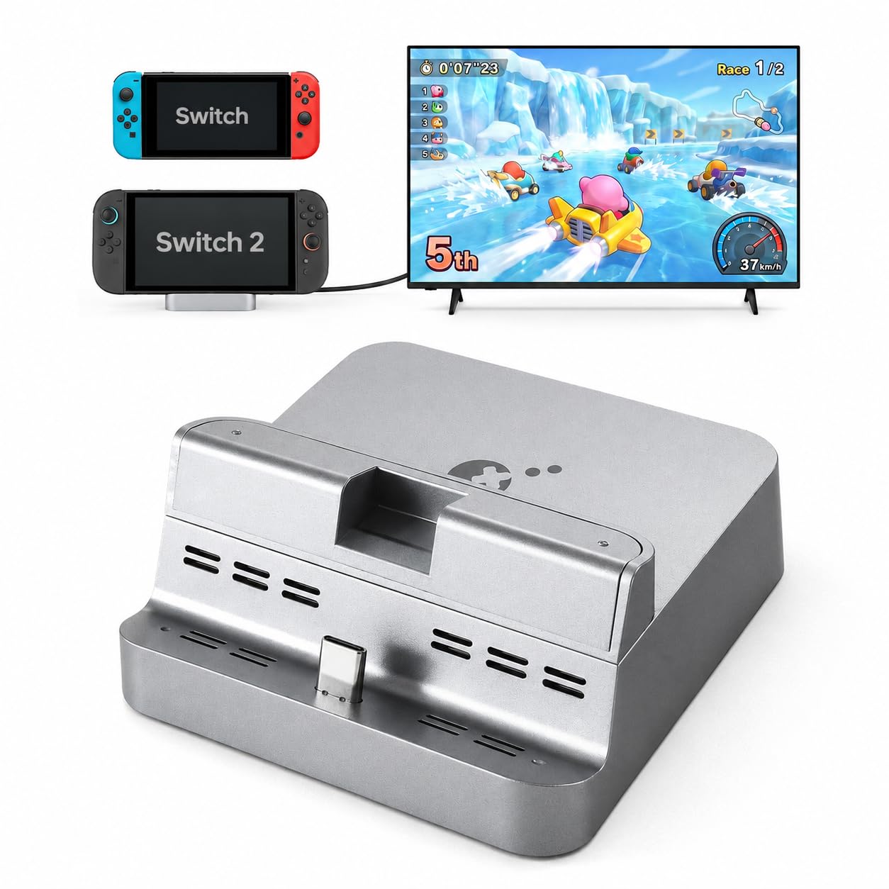 Dock Switch 2 All-in-One, Dock - Usb C Dock With 100W Pd ulasan dan harga