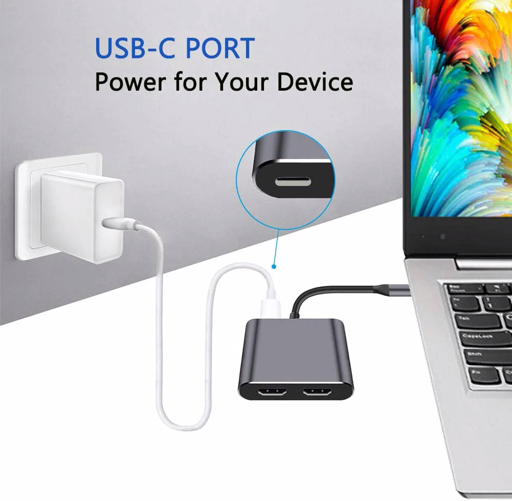 4k Uhd Usb C Thunderbolt3 Dual - Usb C Dock Dual Hdmi 4K ulasan dan harga