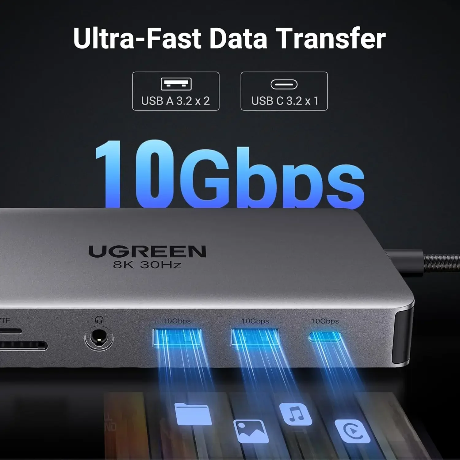 Docking Station Laptop UGREEN  - Usb C Dock With 100W Pd ulasan dan harga