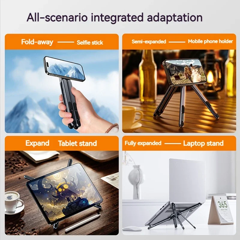 Dudukan Laptop Magnetik Lipat, - Laptop Stand Dock Aluminum ulasan dan harga