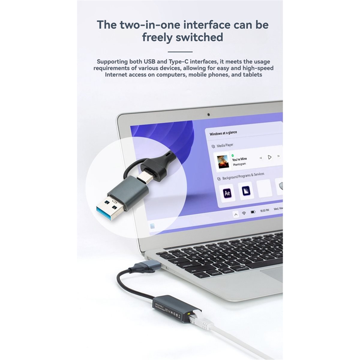 Digital Essentials 2500Mbps US - Usb C Hub Ethernet 2.5G ulasan dan harga