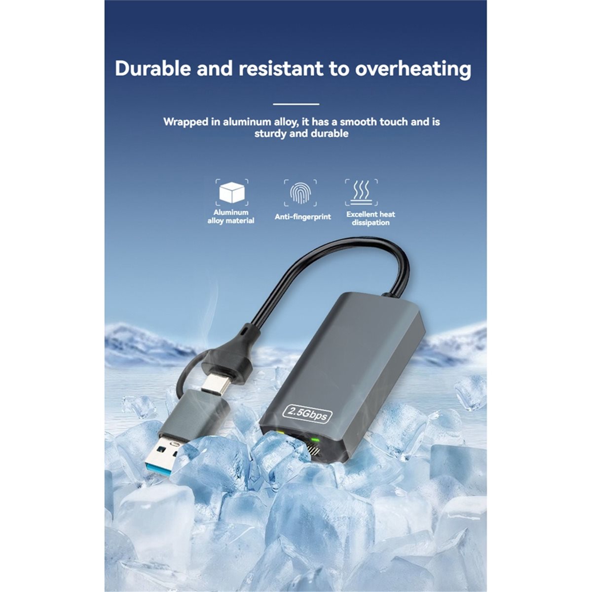 Digital Essentials 2500Mbps US - Usb C Hub Ethernet 2.5G ulasan dan harga