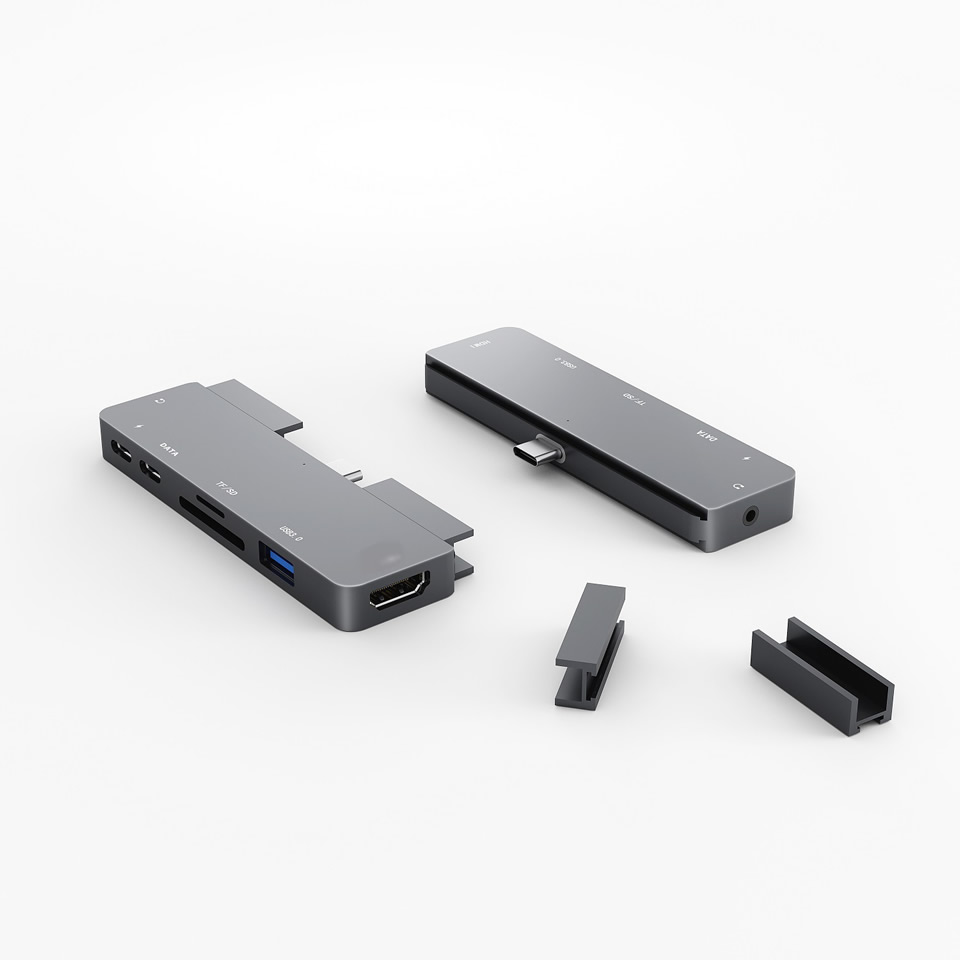 OUTMIX USB C Hub Ke 4K Adaptor - Docking Station For Macbook Pro ulasan dan harga