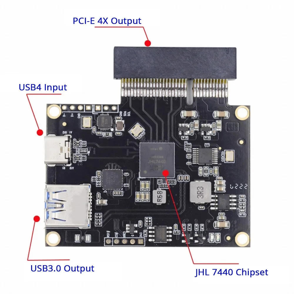 Thunderbolt 3 ke PCIE4X Board  - Thunderbolt Dock 3 Display ulasan dan harga